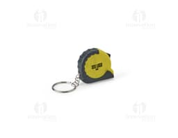 Chaveiro Trena Plástico 1 Metro: Chaveiro em forma de trena de plástico com um metro de comprimento.
