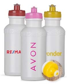 Squeeze Plástico 500ml em cores variadas.