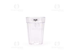 Copo plástico transparente de 190ml.