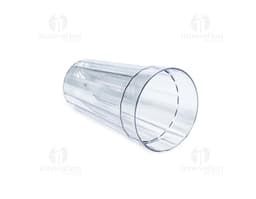 Copo plástico de 450ml transparente.