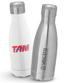 AMORTI S Garrafa para sublimação em aço inox com parede dupla isolada a vácuo 380 mL