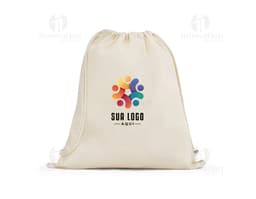 BELIZE Sacola tipo mochila 100 algodão orgânico 140 gm²
