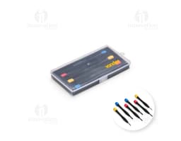 Kit ferramenta composto por 6 peças diversas.