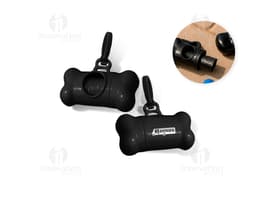 Dispositivo de coleta de equipamentos de tecnologia de metal preto com cabo, usado para esportes e fitness. Inclui câmera
