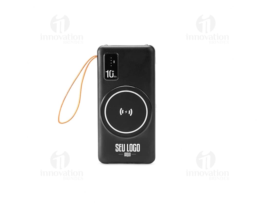 POWER BANK 10000MAH COM CARREGAMENTO VIA