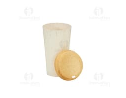 Copo Fibra de Arroz 550ml, um copo de fibra de arroz com capacidade de 550ml, ideal para bebidas quentes e frias. Feito de