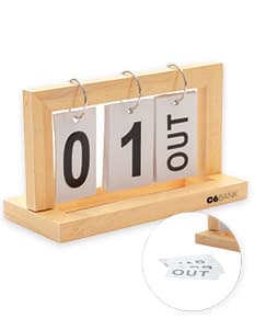 CALENDÁRIO DE MESA DE 201285CM