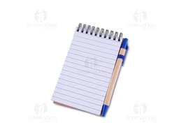 Mini caderno com caneta