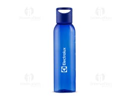 Garrafa plástica transparente de 700ml com tampa, ideal para armazenar líquidos como água, sucos ou outras bebidas. A garrafa